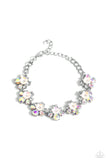 Floral Frenzy White ✧ Iridescent Bracelet