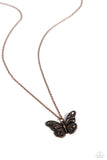 Textured Talent Copper ✧ Butterfly Necklace