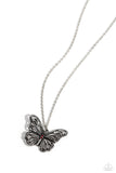 Textured Talent Red ✧ Butterfly Necklace