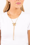 Adjustable Acclaim Gold ✧ Butterfly Bolo Necklace
