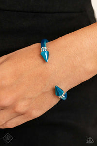 Blue,Bracelet Cuff,Magnificent Musings,Sets,Punky Plot Twist Blue ✧ Cuff Bracelet