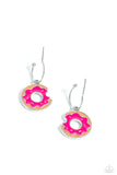 Donut Delivery Pink ✧ Hoop Earrings