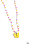 Soaring Shell Yellow ✧ Butterfly Necklace