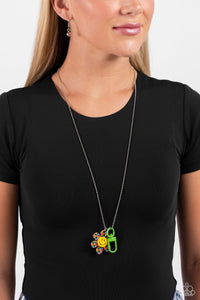 Green,Multi-Colored,Necklace Long,Take A HOOK At Me Now Multi ✧ Necklace