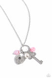 Girly Gathering Pink ✧ Key & Heart Necklace