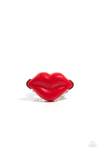 Favorite,Lip,Red,Ring Wide Back,Valentine's Day,Lively Lips Red ✧ Ring