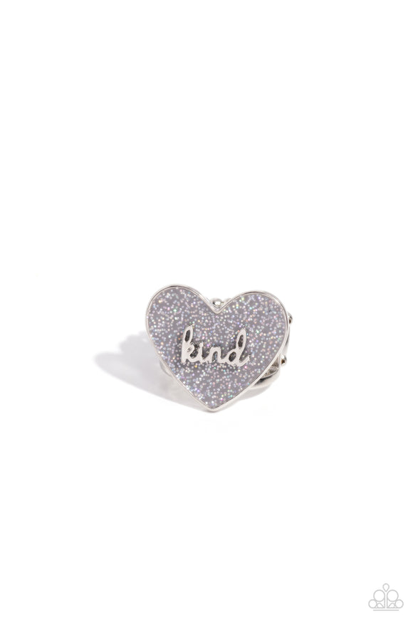 Compassionate Couture Silver ✧ Iridescent Ring