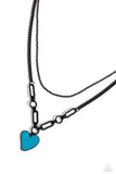Carefree Confidence Blue ✧ Heart Necklace