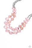 Eclectic Embellishment Pink ✧ Iridescent Necklace