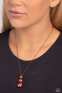 Copper,Necklace Short,Orange,Red,UV Shimmer,Yellow,Ombré Obsession Copper ✧ UV Necklace
