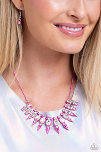 Favorite,Necklace Short,Pink,Sets,Punk Passion Pink ✧ Necklace