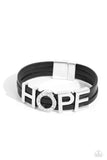 Hopeful Haute Black ✧ Magnetic Bracelet
