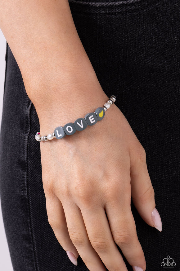 Love Language Silver ✧ Stretch Bracelet