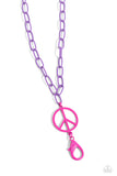 Tranquil Unity Purple ✧ Lanyard Necklace