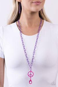 Lanyard,Necklace Long,Pink,Purple,Tranquil Unity Purple ✧ Lanyard Necklace