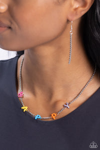 Inspirational,Motivation,Multi-Colored,Necklace Short,Joyful Radiance Multi ✧ Happy Necklace