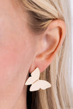 Butterfly Beholder Gold ✧ Post Earrings