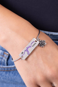 Bracelet Hook,Inspirational,Motivation,Purple,BeYOUtiful Bliss Purple ✧ Bracelet