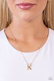Leave Your Initials Gold - K ✧ Necklace