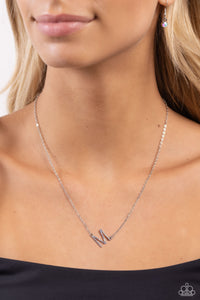 Initial,Iridescent,Multi-Colored,Necklace Short,INITIALLY Yours - M Multi ✧ Iridescent Necklace