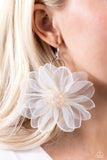 Cosmopolitan Chiffon White ✧ Opalescent Earrings