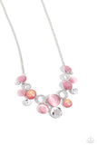 Corporate Color Pink ✧ Iridescent, Opalescent, & Cat's Eye Necklace