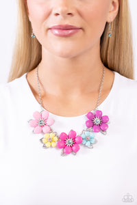 Blue,Light Pink,Multi-Colored,Necklace Short,Pink,Purple,Yellow,Well-Mannered Whimsy Multi ✧ Necklace