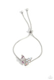 Adjustable Allure Pink ✧ Iridescent Butterfly Bracelet