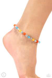 Anklet,Multi-Colored,Beachy Bouquet Multi ✧ Anklet