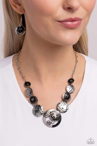 Dragonfly,Necklace Short,Silver,Dragonfly Design Black ✧ Necklace