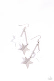Stellar STAGGER White ✧ Star Earrings