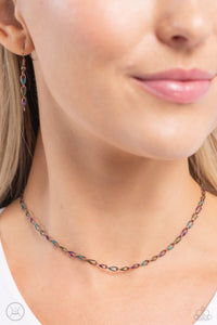 Blue,Copper,Green,Multi-Colored,Necklace Choker,Necklace Short,Purple,Admirable Accents Copper ✧ Choker Necklace