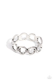 Chic Collection White ✧ Hinged Bracelet