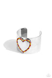 Cuffing Season Red ✧ Heart Cuff Bracelet