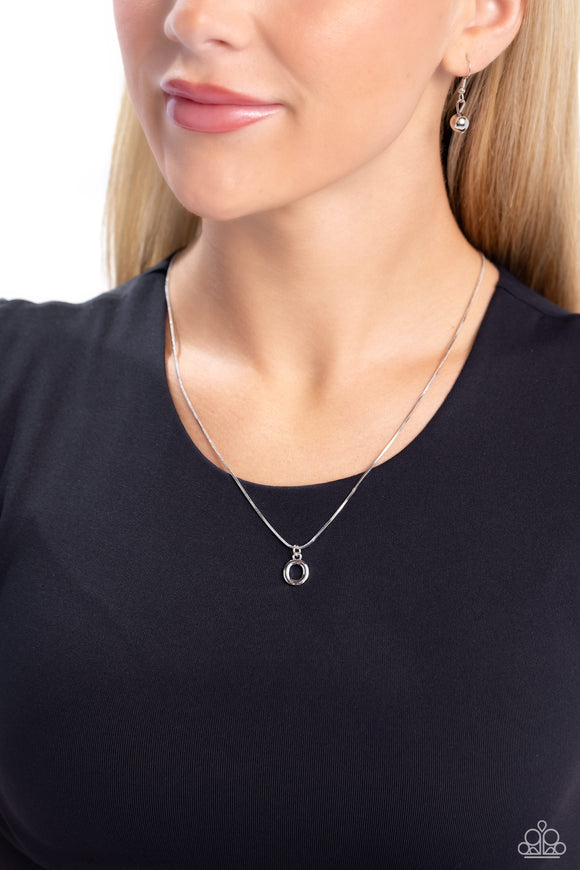 Seize the Initial Silver - O ✧ Necklace