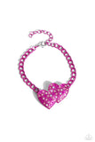 Lovestruck Lineup Pink ✧ Heart Bracelet