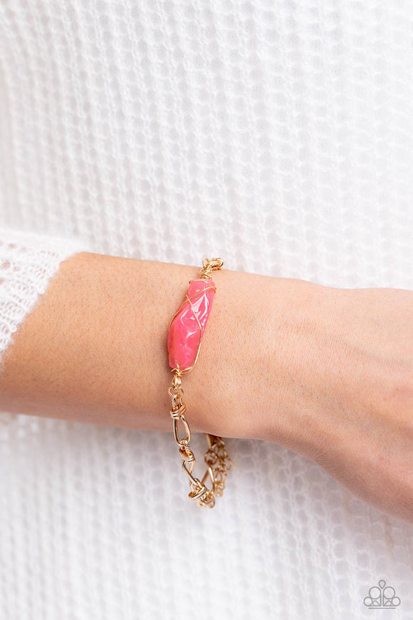 Whimsically Wrapped Pink ✧ Bracelet