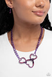 Eclectically Enamored Purple ✧ Heart Necklace