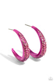 Obsessed with Ombré Pink ✧ Hoop Earrings