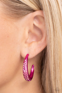 Earrings Hoop,Pink,Obsessed with Ombré Pink ✧ Hoop Earrings