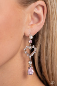 Earrings Post,Hearts,Light Pink,Pink,Valentine's Day,Lovers Lure Pink ✧ Heart Post Earrings