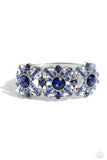 Shimmering Solo Blue ✧ Hinged Bracelet