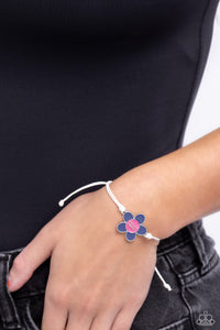 Blue,Bracelet Knot,Inspirational,Motivation,Pink,White,Choose Cheer Blue ✧ Urban Bracelet