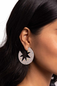 Earrings Hoop,Multi-Colored,Silver,Stars,Starry Sensation Multi ✧ Hoop Earrings
