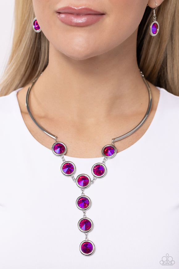 Cheers to Confidence Pink ✧ UV Necklace