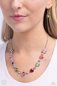 Iridescent,Multi-Colored,Necklace Choker,Necklace Short,Dramatic Debut Multi ✧ Iridescent Choker Necklace