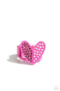 Pink,Ring Wide Back,Valentine's Day,Hometown Heart Pink ✧ Heart Ring