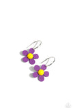 More FLOWER To You! Purple ✧ Hoop Earrings