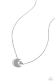 Low-Key Lunar Silver ✧ Moon Necklace