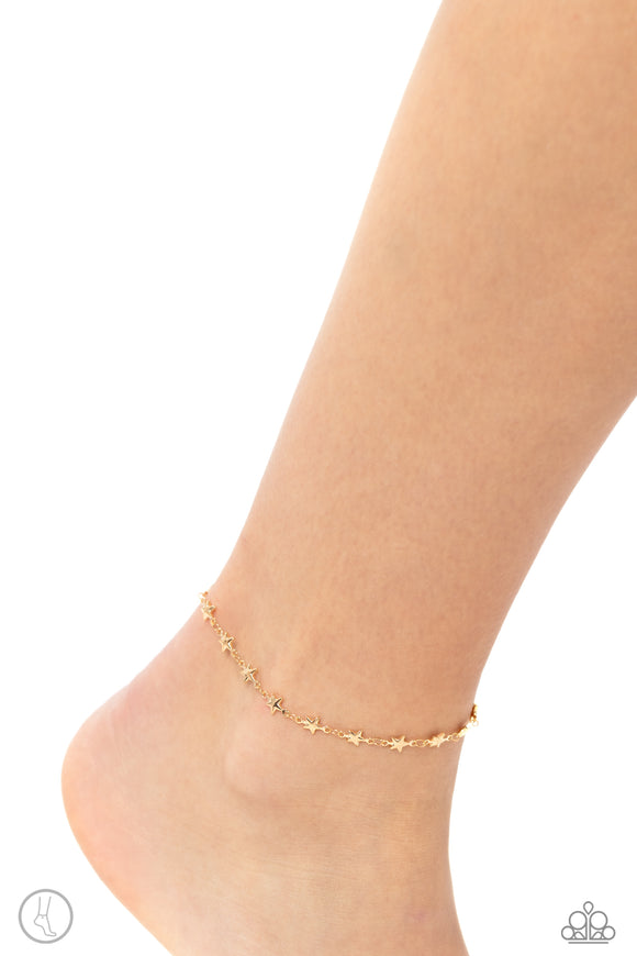 Starry Swing Dance Gold ✧ Star Anklet
